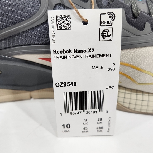 Reebok Nano X2 Street Fighter (Men's Sizes) 10 New Training Shoes GZ9540 - Picture 6 of 9